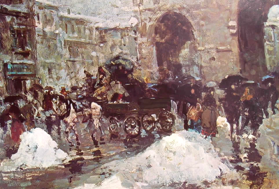 Neve in città - Collezione Gaetano Sperati, Milano